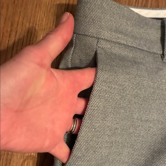 Ann Taylor Gray Wool Blend Tailored Trousers - Picture 4 of 16